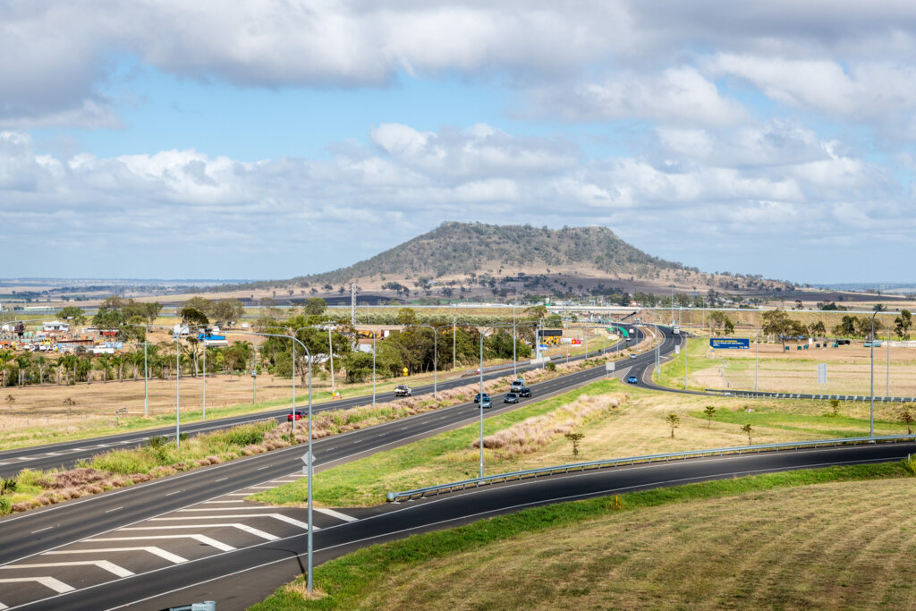 Image of completed Warrego Highway Charlton Interchange Construction